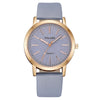 Ladies Fashion Quartz Watch Alloy Case Leather Strap Round Dial