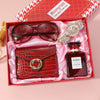 Ladies Fashion Simple Watch Set With Stainless Steel Material And Round Dial