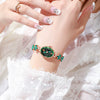 Ladies Fashionable Alloy Oval Dial Quartz Bracelet Watch