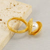 Ladies Jewelry Stainless Steel Pearl Shell Earrings And Necklace With Electroplating