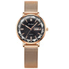 Ladies Leisure Alloy Watch With Double Calendar And Round Dial