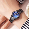Ladies Leisure Waterproof Luminous Steel Watch With Round Dial