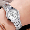 Ladies Leisure Waterproof Luminous Steel Watch With Round Dial