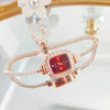 Ladies Metal Fashion Round Quartz Watch With Diecast Parts
