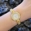 Ladies Metal Flower Shape Fashion Watch Wholesale