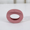 Ladies Plastic Resin Minimalist Geometric Painted Hollow Out Round Shark Clip Hairpin