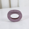 Ladies Plastic Resin Minimalist Geometric Painted Hollow Out Round Shark Clip Hairpin