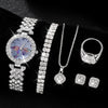 Ladies Quartz Watch Alloy Casual Round Roman Pattern