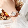 Ladies Quartz Watch Alloy Material Round Dial Leisure Style