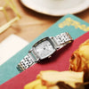 Ladies Quartz Watch Alloy Stainless Steel Square Design Fashion