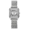 Ladies Quartz Watch Square Alloy Steel Strip Fashion
