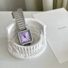 Ladies Retro Quartz Watch Alloy Case Gold Buckle Round Dial