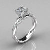 Ladies Ring Copper Geometric Zirconia Inlaid Jewelry