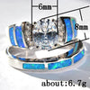 Ladies Ring Set Alloy Geometric Drop Glue Inlaid Zircon