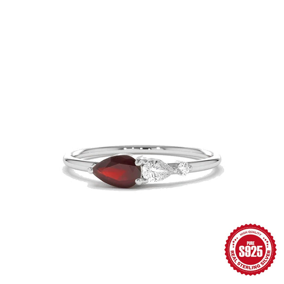 Ladies S925 Sterling Silver Geometric Diamond Engagement Ring With Classic Color And Electroplating Treatment