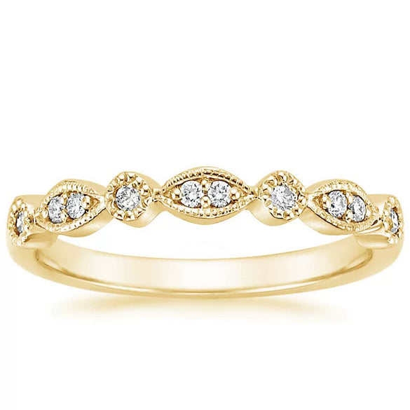 Ladies Set Ring Luxury Big Gem Geometric Simple Style