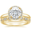 Ladies Set Ring Luxury Big Gem Geometric Simple Style