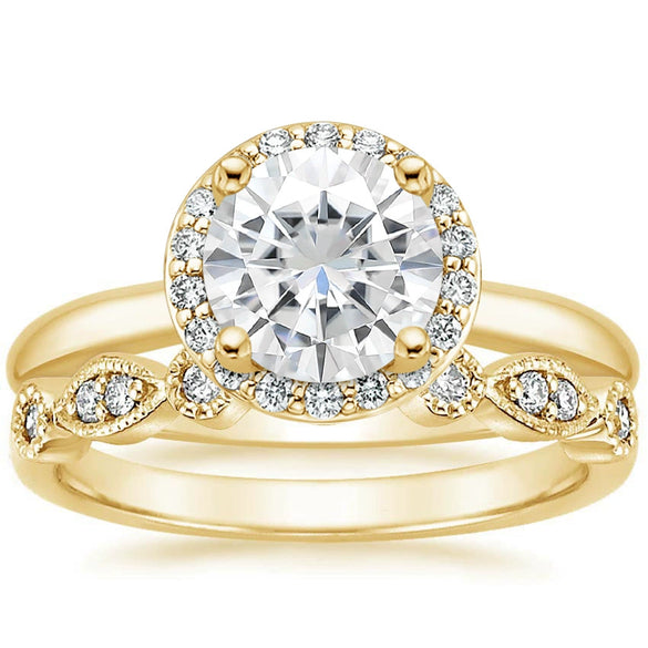 Ladies Set Ring Luxury Big Gem Geometric Simple Style