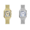 Ladies Square Metal Alloy Copper Quartz Watch Fashionable Wholesale