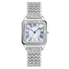 Ladies Square Metal Alloy Copper Quartz Watch Fashionable Wholesale