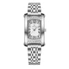 Ladies Square Quartz Watch Alloy Case Mineral Strengthened Glass Mirror Stainless Steel Strap Light Luxury Fashion Exquisite Waterproof