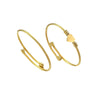 Ladies Stainless Steel Spiral Adjustable Bracelet With Electroplated Finish Elegant Coil Style Jewelry