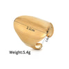 Ladies Titanium Steel And Stainless Steel Irregular Geometric Ring With 18K Gold Plated Electroplating Style