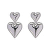 Ladies Titanium Steel Geometric Style Jewelry Earrings