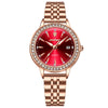 Ladies Ultrathin Fashion Waterproof Luminous Quartz Watches Alloy Case Stainless Steel Strap Round Dial