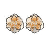 Ladies Vintage Jewelry Alloy Imitation Pearls Flower Ball Chain Electroplated Necklace Bracelet Earrings
