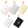 Ladies Wallet Pu Solid Color Heart Style