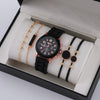 Ladies Watch Alloy Case Imitation Leather Strap Round Dial Leisure Style