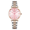 Ladies Watch Alloy Case Stainless Steel Strap Round Dial Leisure Style Waterproof