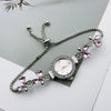 Ladies Watch Stainless Steel Alloy Round Dial Leisure Style