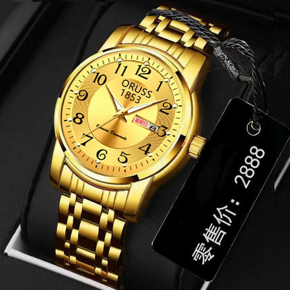 Ladies Watch Steel Round Dial Leisure Style
