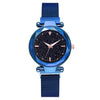 Ladies Watch Titanium Metal Magnet Buckle Glass Case Alloy Strap Round Dial Leisure Style