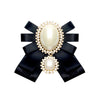 Lady Bow Knot Cloth Plating Inlay Artificial Pearls Artificial Diamond Women'S Brooches