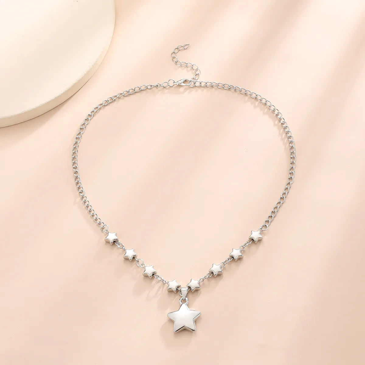 Lady Classic Style Star Alloy Plating Women'S Pendant Necklace