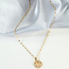 Lady Constellation Titanium Steel Wholesale Pendant Necklace