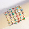 Lady Devil'S Eye 304 Stainless Steel Bracelets In Bulk