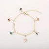 Lady Devil'S Eye Star Copper Plating Bracelets