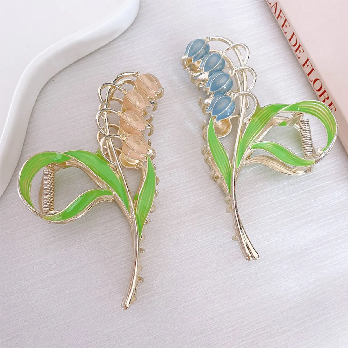 Lady Flower Alloy Hairpin Hair Claws