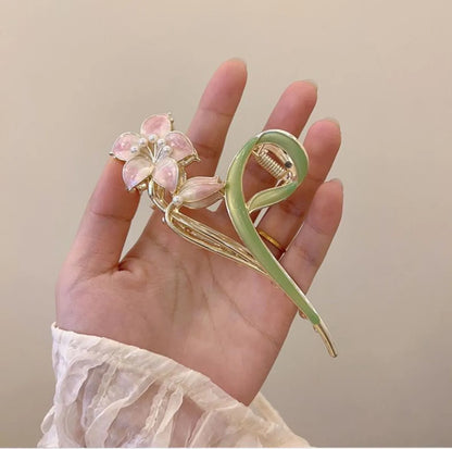 Lady Flower Alloy Hairpin Hair Claws