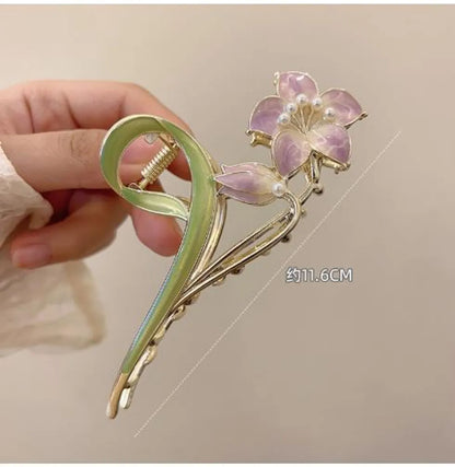 Lady Flower Alloy Hairpin Hair Claws