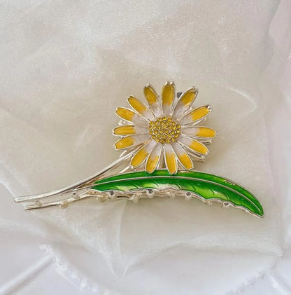 Lady Flower Alloy Hairpin Hair Claws