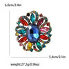 Lady Flower Alloy Inlay Artificial Gemstones Women'S Brooches