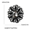 Lady Flower Alloy Inlay Artificial Gemstones Women'S Brooches
