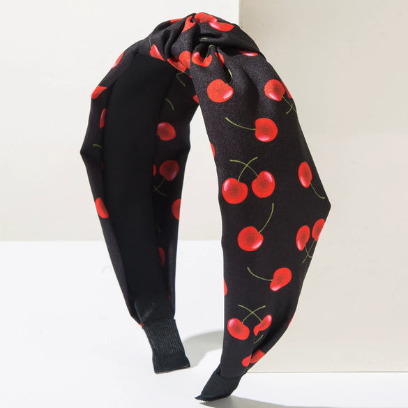 Lady Fruit Style Cloth Headband With Print Design