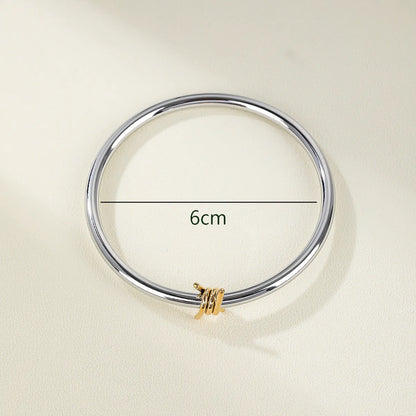 Lady Geometric 304 Stainless Steel Bangle In Bulk