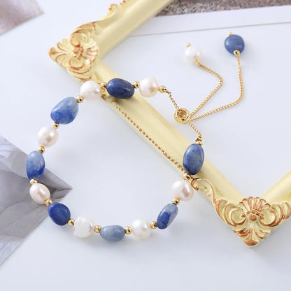 Lady Geometric Freshwater Pearl Bracelets